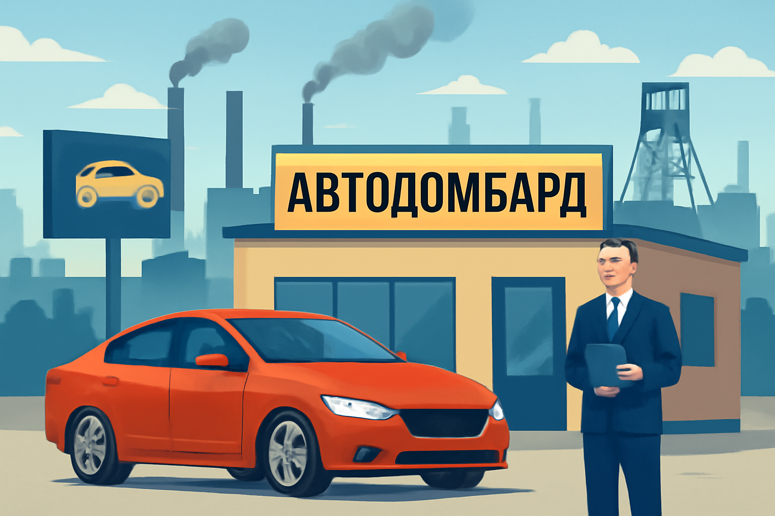 Развитие автоломбардов в промышленных регионах на примере Караганды и других городов