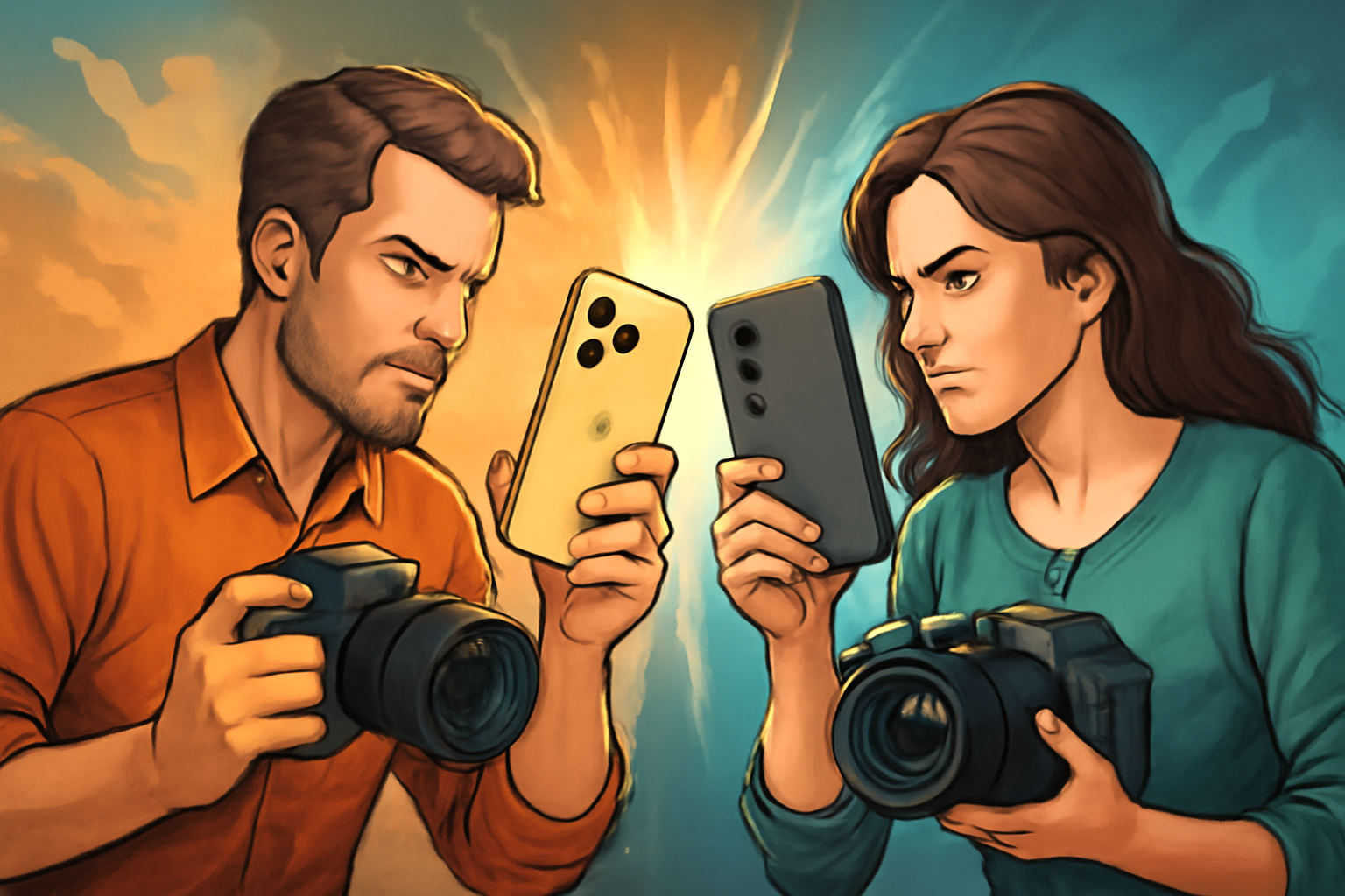 Битва фотомастеров: iPhone 16 Pro Max против Samsung Galaxy S24 Ultra в мобильной фотографии