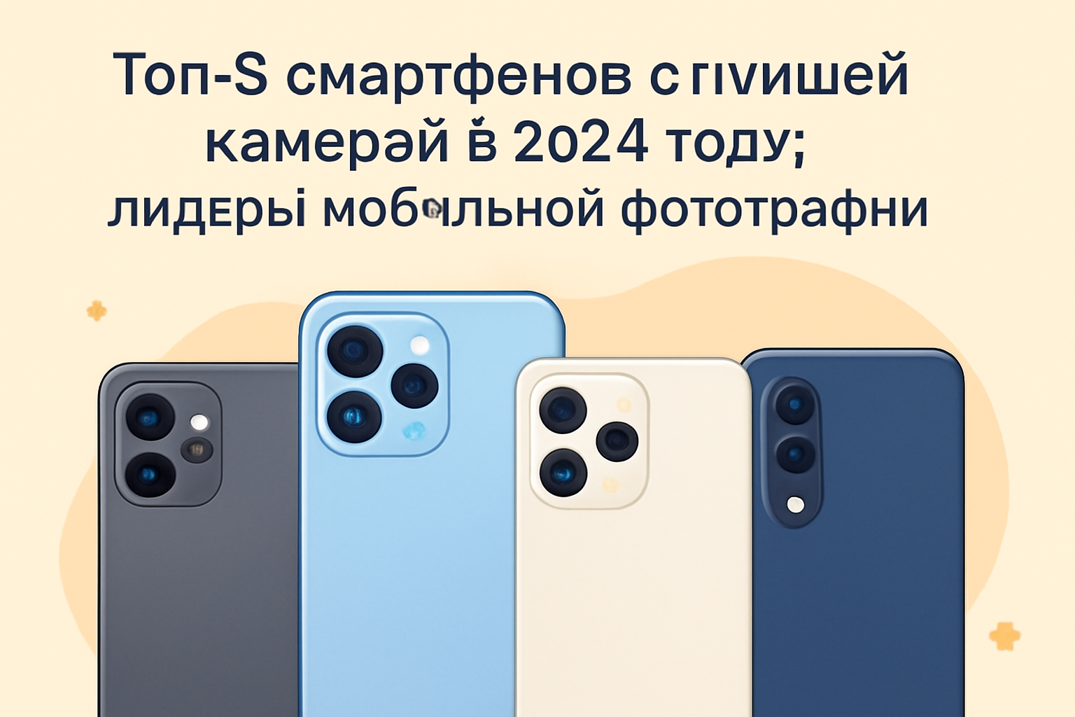 Топ-5 смартфонов с лучшей камерой в 2024 году: лидеры мобильной фотографии